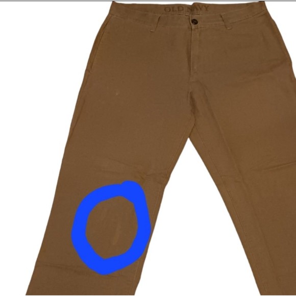 Old Navy Men's Khaki Chino Pants Size 34x32 - Picture 6 of 9